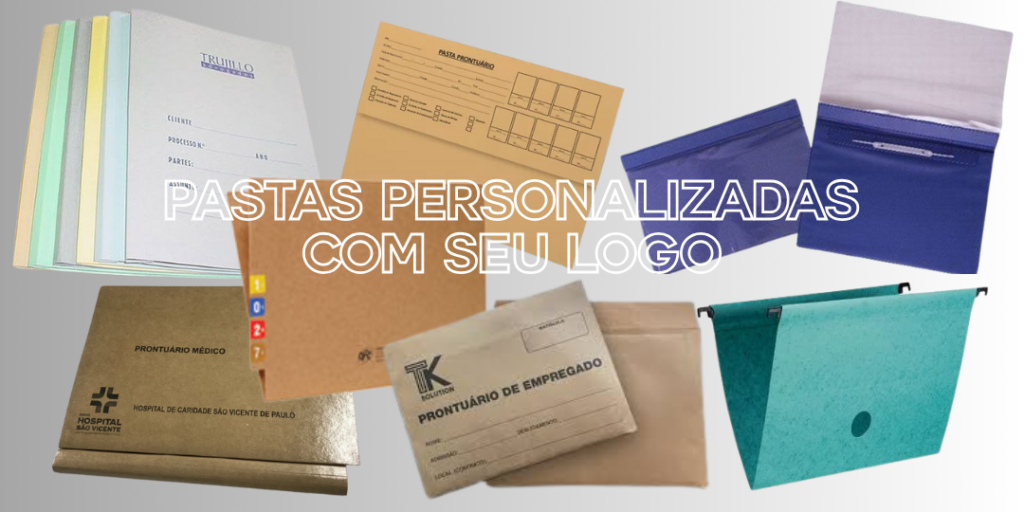 Pastas Processo e Pastas Prontuário Personalizadas